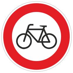 Verbot für Radfahrer StVO...