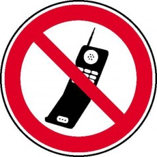 Handy benutzen verboten