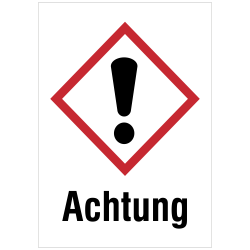 GHS-Gefahrensymbol auf Bogen Symbol 08 Gesundheitsgefahr 3,5x3,5cm 8 Stk/Bogen 