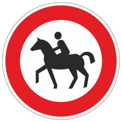 Verbot für Reiter