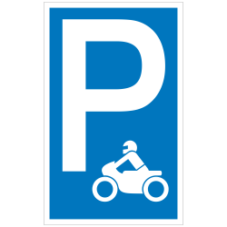 Symbol: P - Motorrad (Symbol)