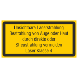 Unsichtbare Laserstrahlung...