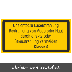 Unsichtbare Laserstrahlung...