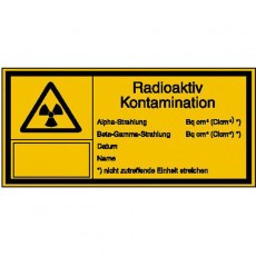 Radioaktiv Kontamination