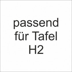 Namensstreifen H2 Tafel mit...