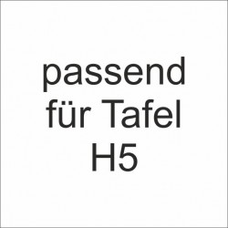 Namensstreifen H5 Tafel mit...